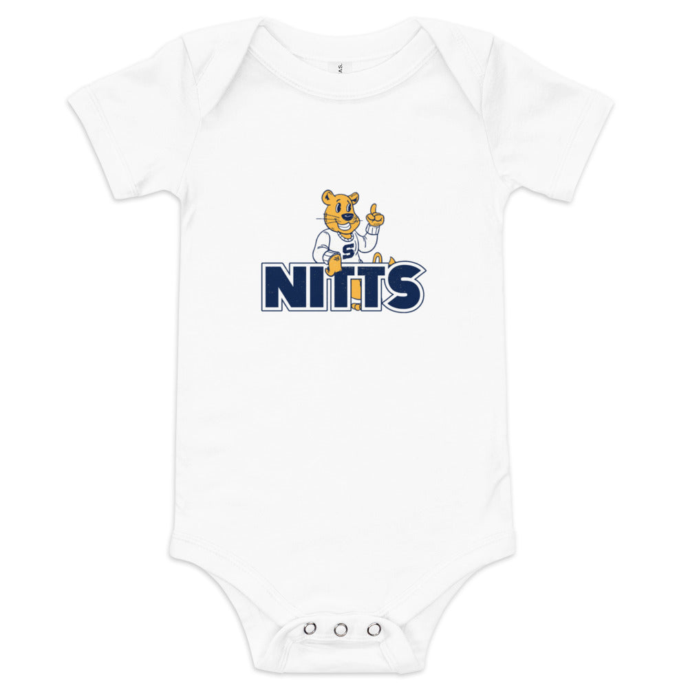 Nitts Mascot short sleeve onesie (Future Nitts)