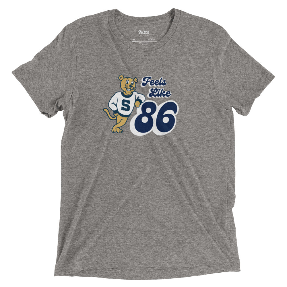 Feels Like '86 short sleeve tri-blend tee - grey heather