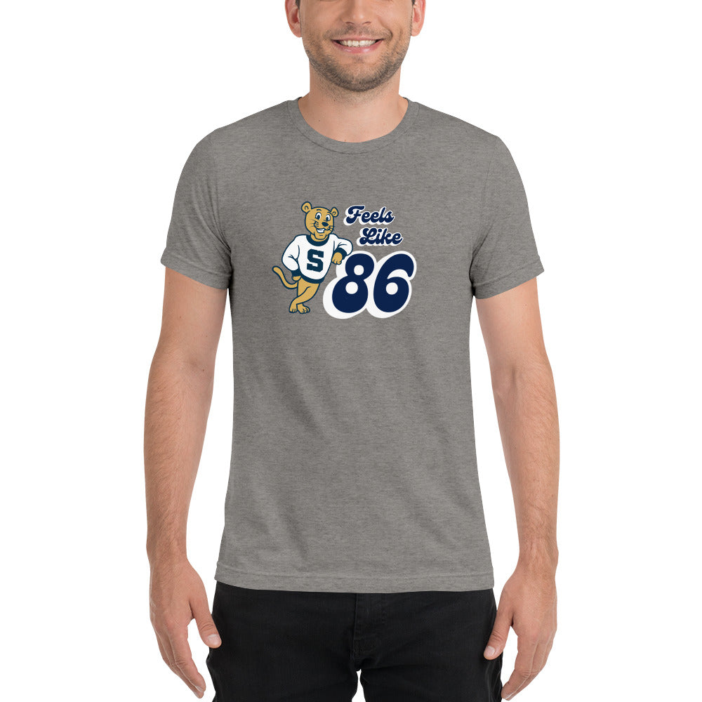 Feels Like '86 short sleeve tri-blend tee - grey heather