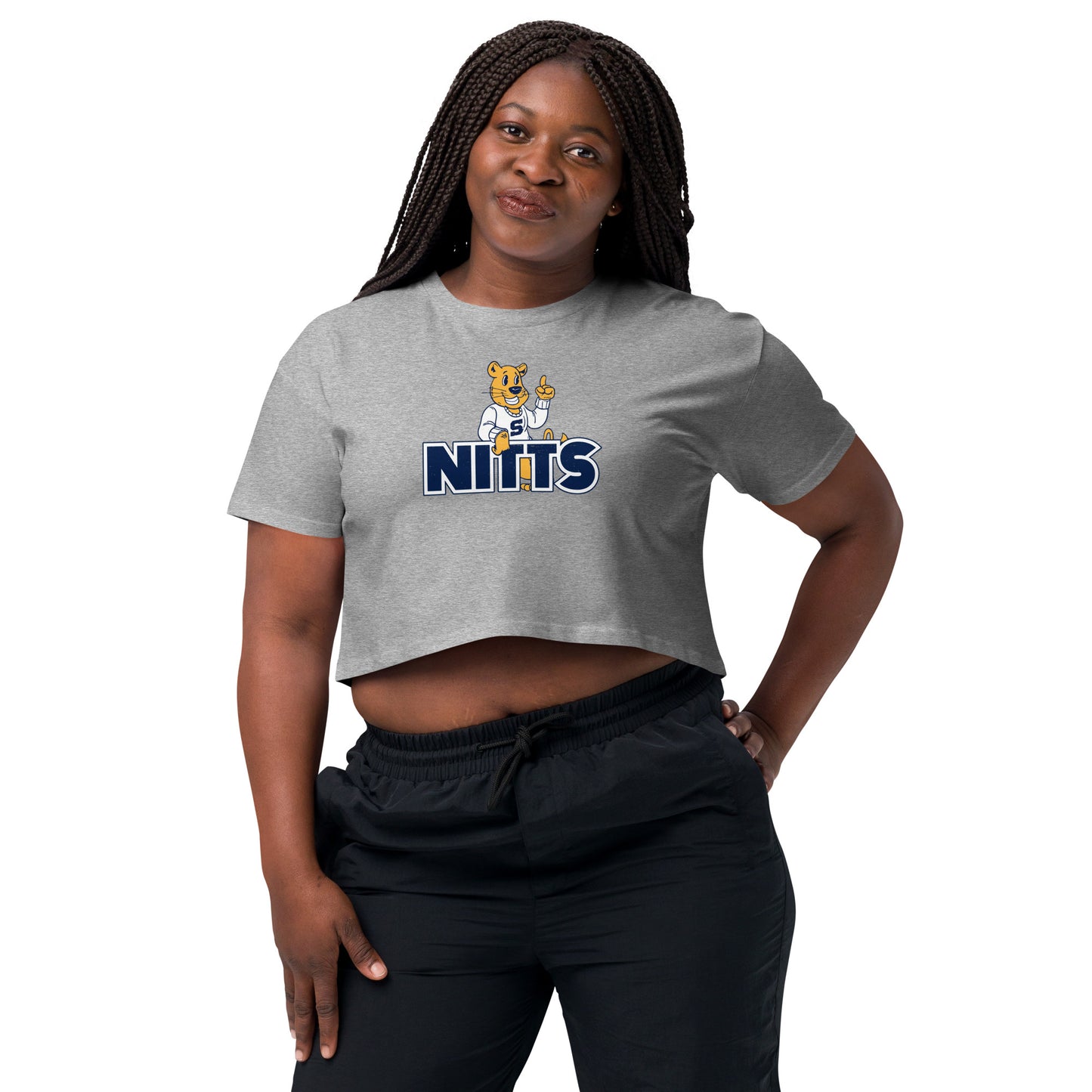 Nitts Mascot women’s crop top