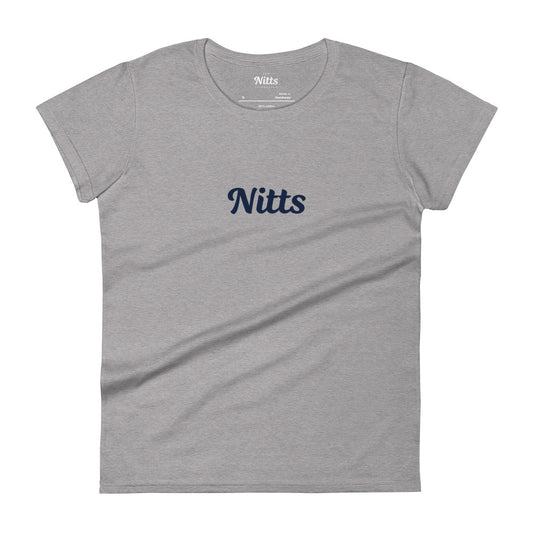 Nitts Classic women's short sleeve tee - grey