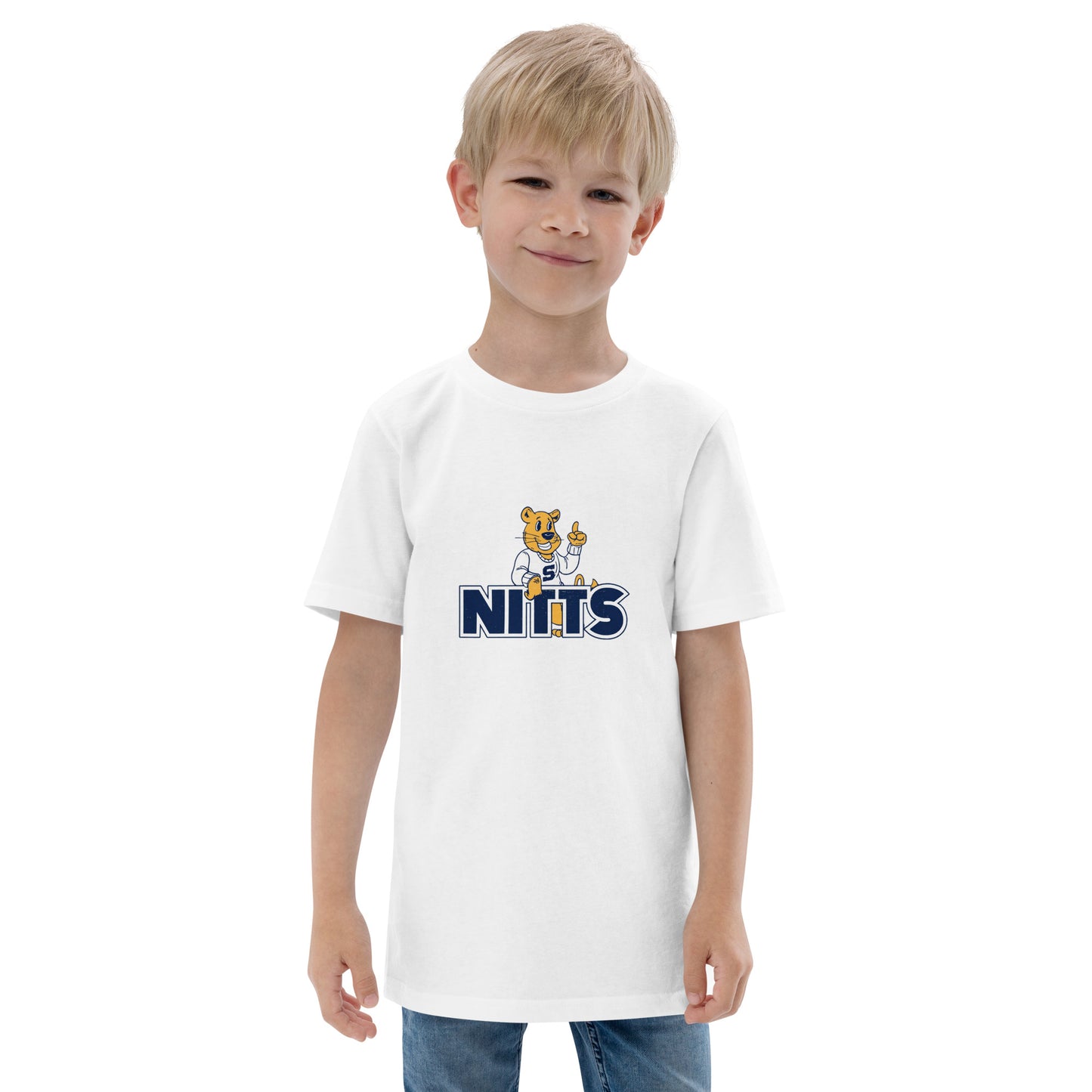 Nitts Mascot youth t-shirt - white