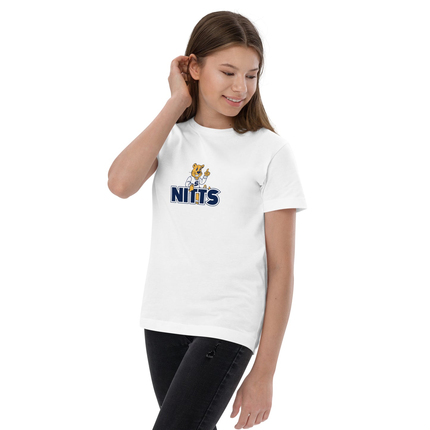 Nitts Mascot youth t-shirt - white